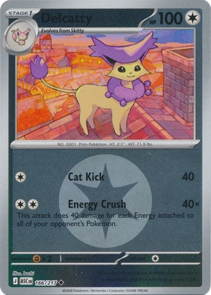 Delcatty 166/217 (ME: Ascended Heroes)  - Reverse Holofoil | Good Games Adelaide SA