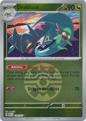 Drakloak 159/217 (ME: Ascended Heroes)  - Reverse Holofoil | Good Games Adelaide SA