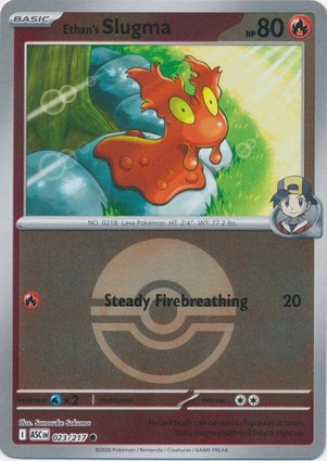 Ethan's Slugma 023/217 (ME: Ascended Heroes)  - Reverse Holofoil | Good Games Adelaide SA