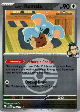 Larry's Komala 175/217 (ME: Ascended Heroes)  - Reverse Holofoil | Good Games Adelaide SA