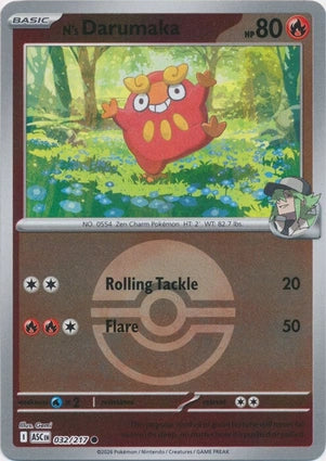 N's Darumaka 032/217 (ME: Ascended Heroes)  - Reverse Holofoil | Good Games Adelaide SA