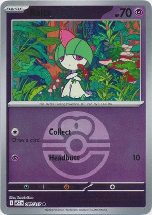 Ralts Love Ball 087/217 (ME: Ascended Heroes)  - Reverse Holofoil | Good Games Adelaide SA