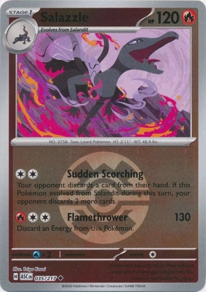 Salazzle 035/217 (ME: Ascended Heroes)  - Reverse Holofoil | Good Games Adelaide SA