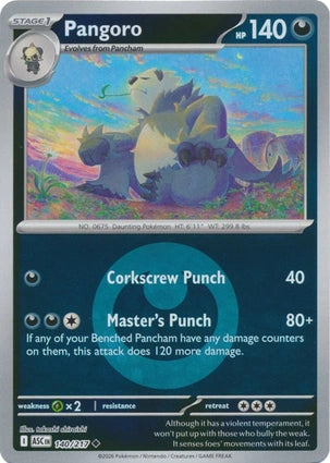 Pangoro 140/217 (ME: Ascended Heroes)  - Reverse Holofoil | Good Games Adelaide SA