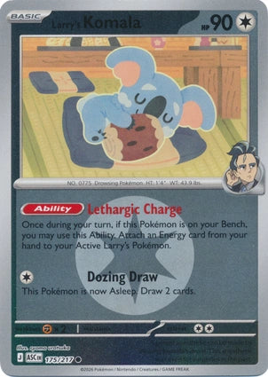 Larry's Komala Energy Symbol Pattern 175/217 (ME: Ascended Heroes)  - Reverse Holofoil | Good Games Adelaide SA