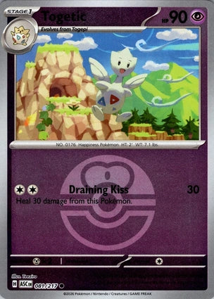 Togetic 081/217 (ME: Ascended Heroes)  - Reverse Holofoil | Good Games Adelaide SA