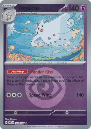 Togekiss 082/217 (ME: Ascended Heroes)  - Reverse Holofoil | Good Games Adelaide SA