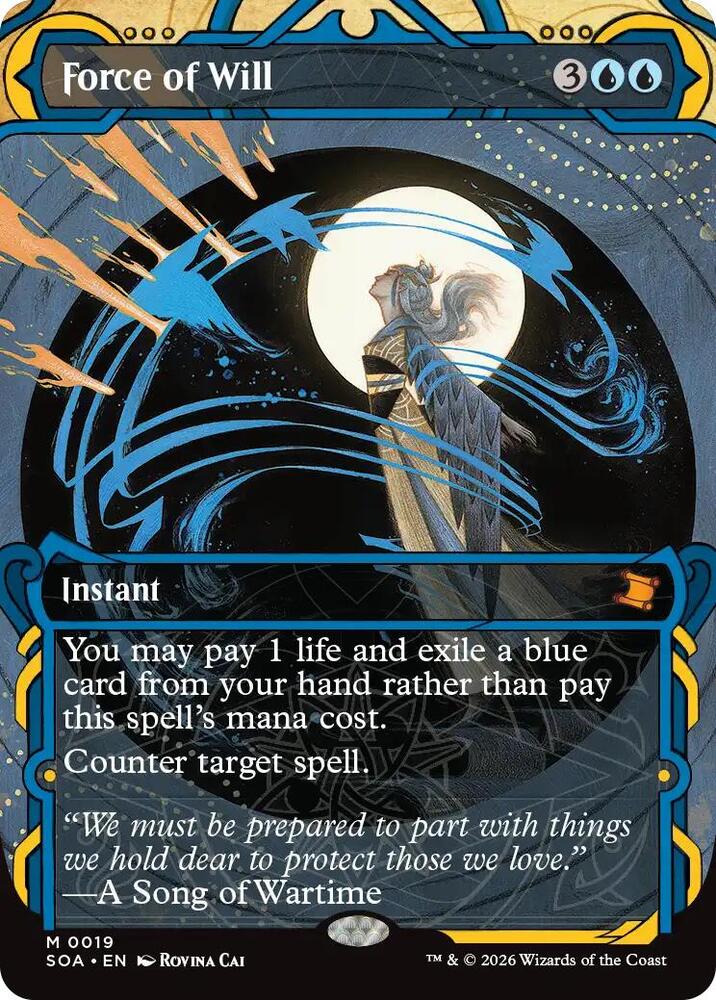 Force of Will 19 (Secrets of Strixhaven: Mystical Archive)  - Foil | Good Games Adelaide SA