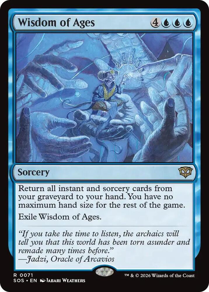Wisdom of Ages 71 (Secrets of Strixhaven)  - Foil | Good Games Adelaide SA