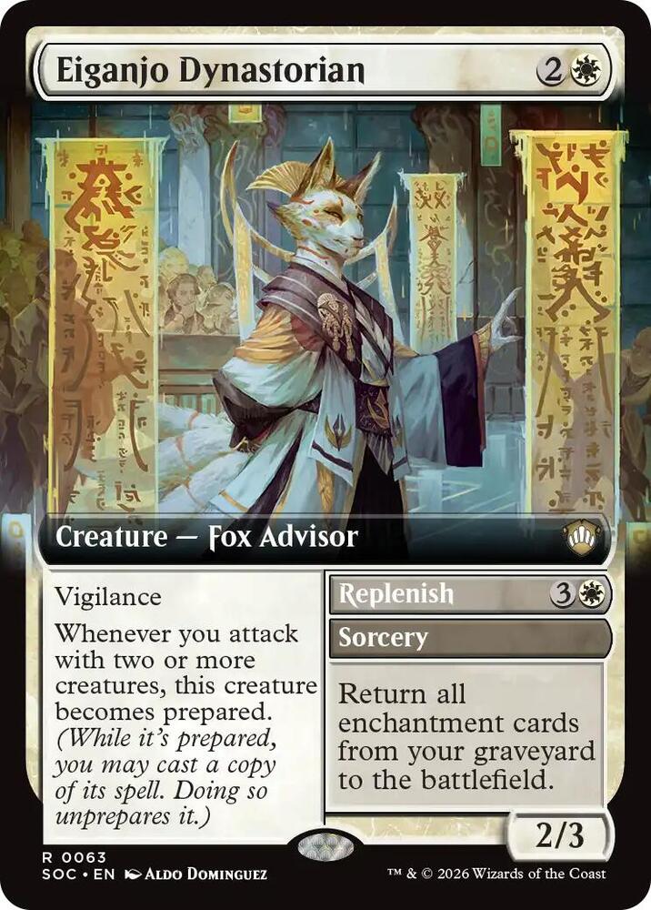 Eiganjo Dynastorian Extended Art 63 (Commander: Secrets of Strixhaven)  | Good Games Adelaide SA