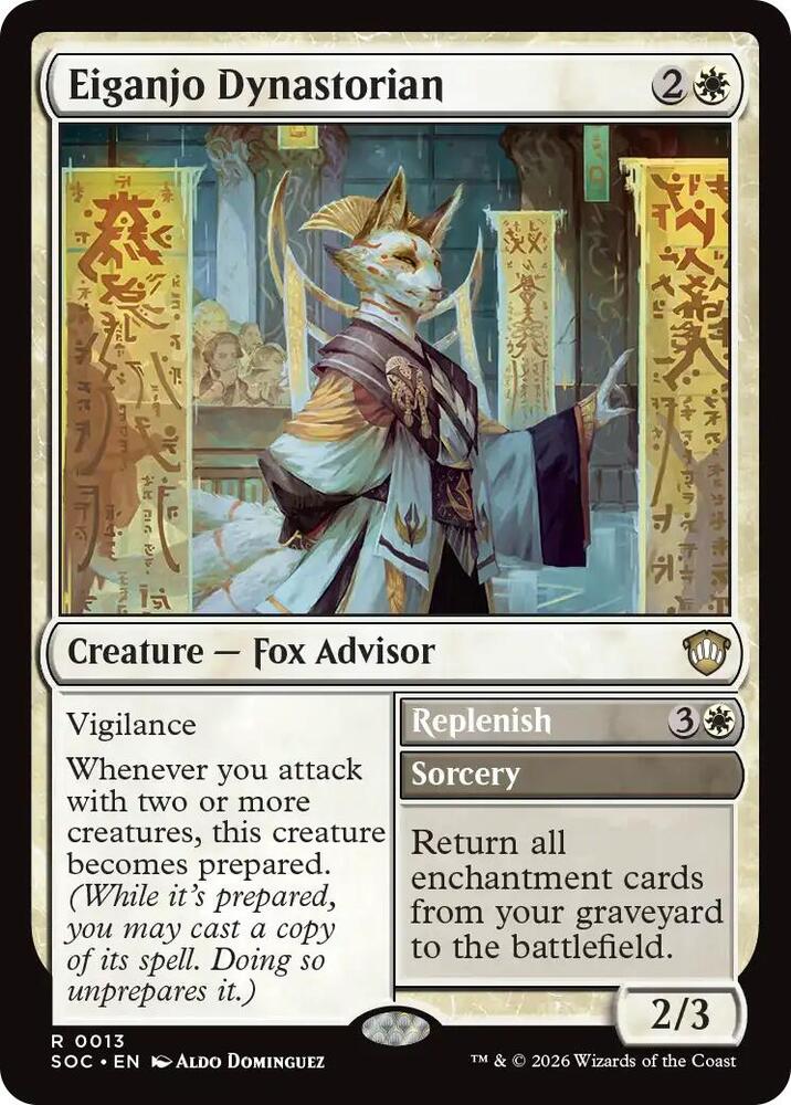 Eiganjo Dynastorian // Replenish 13 (Commander: Secrets of Strixhaven)  | Good Games Adelaide SA