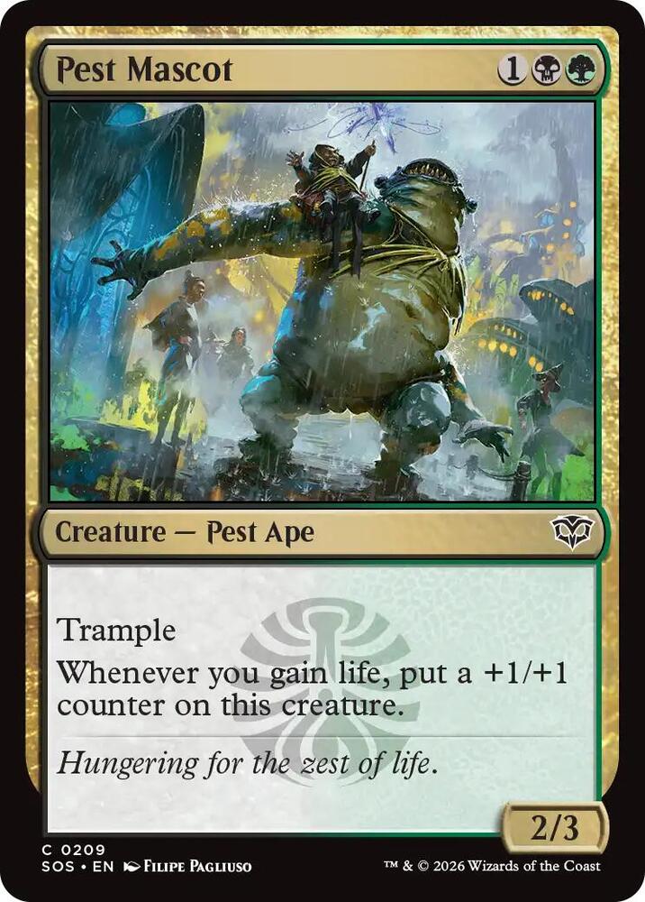 Pest Mascot 209 (Secrets of Strixhaven)  - Foil | Good Games Adelaide SA