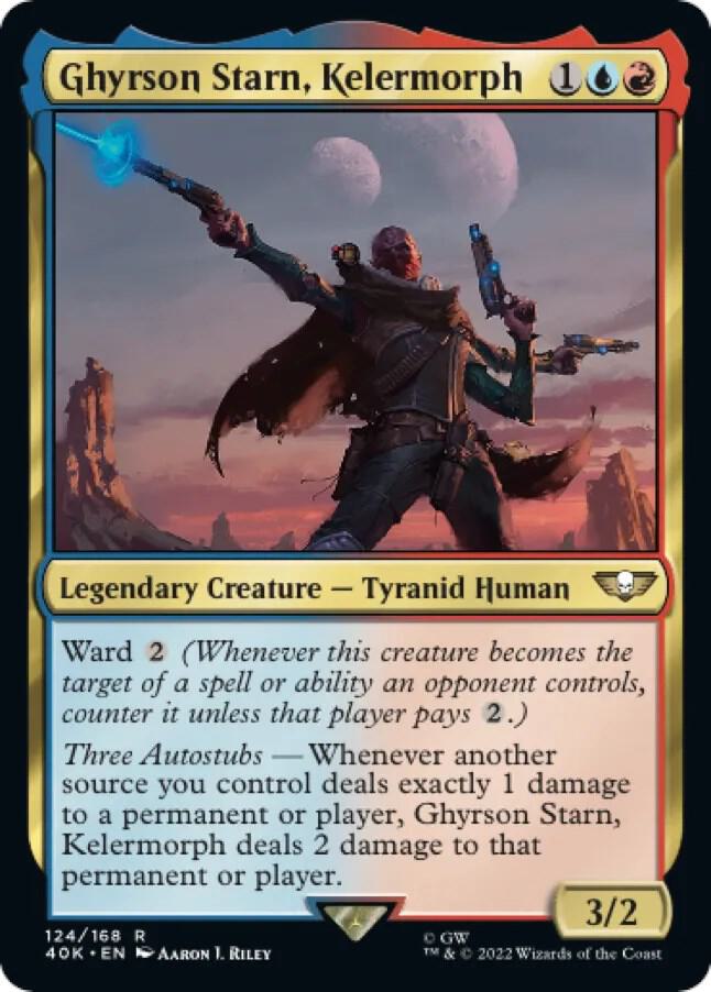 Ghyrson Starn Kelermorph Surge Foil 124 (Universes Beyond: Warhammer 40,000)  - Foil | Good Games Adelaide SA