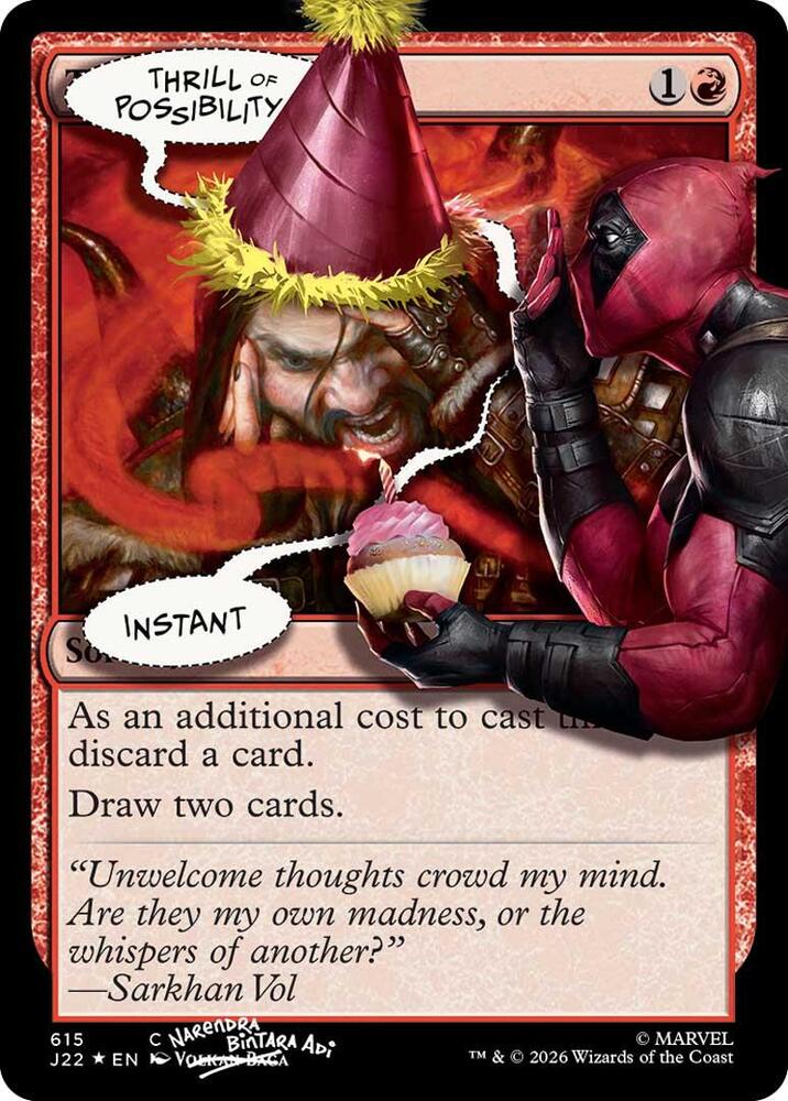 Thrill of Possibility 615 Pool Party Foil 615 (Secret Lair Drop Series)  - Foil | Good Games Adelaide SA