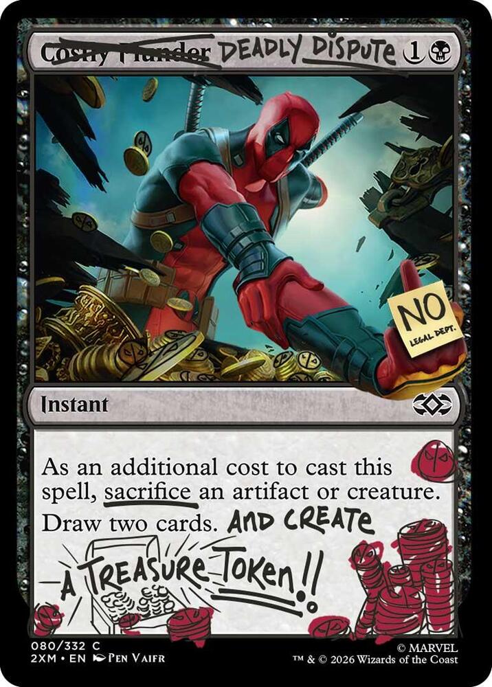 Deadly Dispute 080 80 (Secret Lair Drop Series)  - Foil | Good Games Adelaide SA