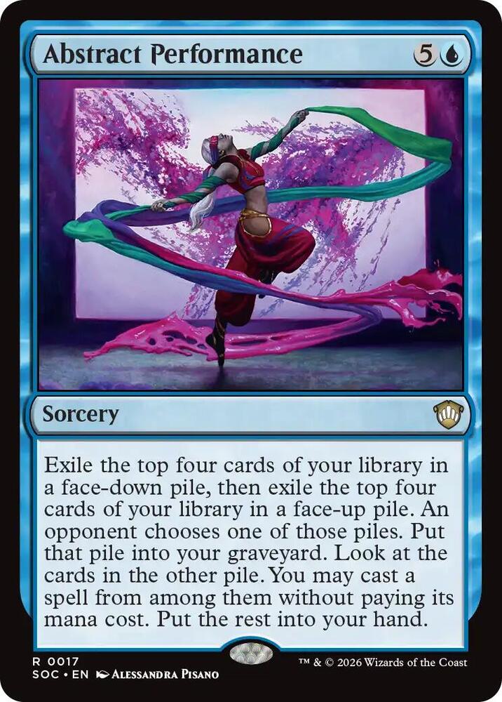 Abstract Performance 17 (Commander: Secrets of Strixhaven)  | Good Games Adelaide SA