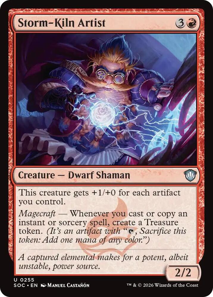 Storm Kiln Artist 255 (Commander: Secrets of Strixhaven)  | Good Games Adelaide SA