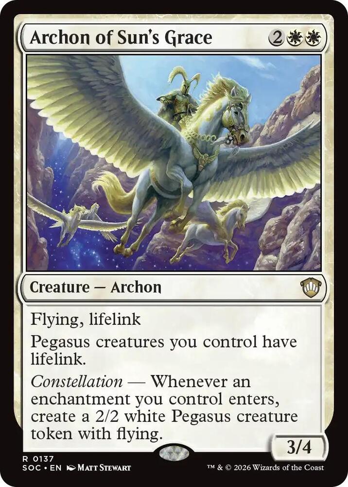 Archon of Sun's Grace 137 (Commander: Secrets of Strixhaven)  | Good Games Adelaide SA