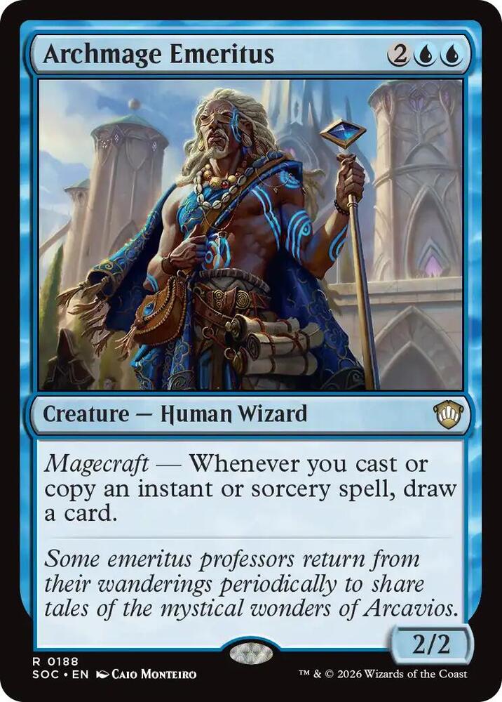 Archmage Emeritus 188 (Commander: Secrets of Strixhaven)  | Good Games Adelaide SA