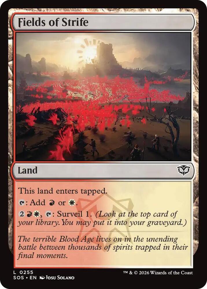 Fields of Strife 255 (Secrets of Strixhaven)  | Good Games Adelaide SA