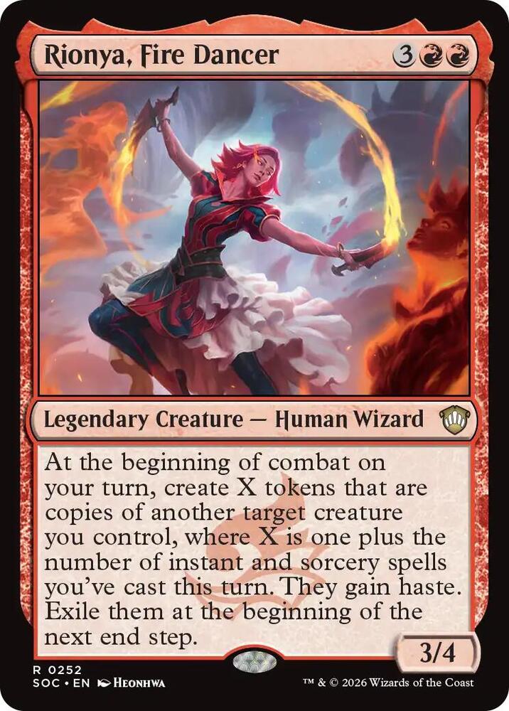Rionya, Fire Dancer 252 (Commander: Secrets of Strixhaven)  | Good Games Adelaide SA