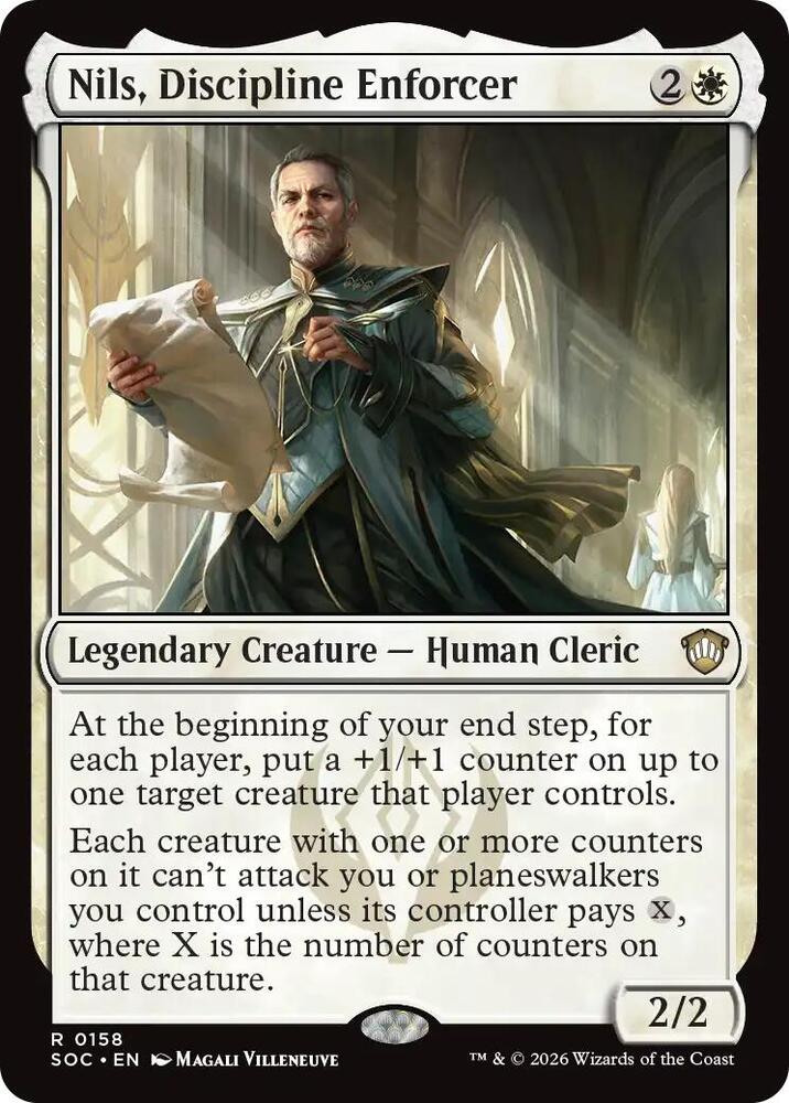 Nils, Discipline Enforcer 158 (Commander: Secrets of Strixhaven)  | Good Games Adelaide SA