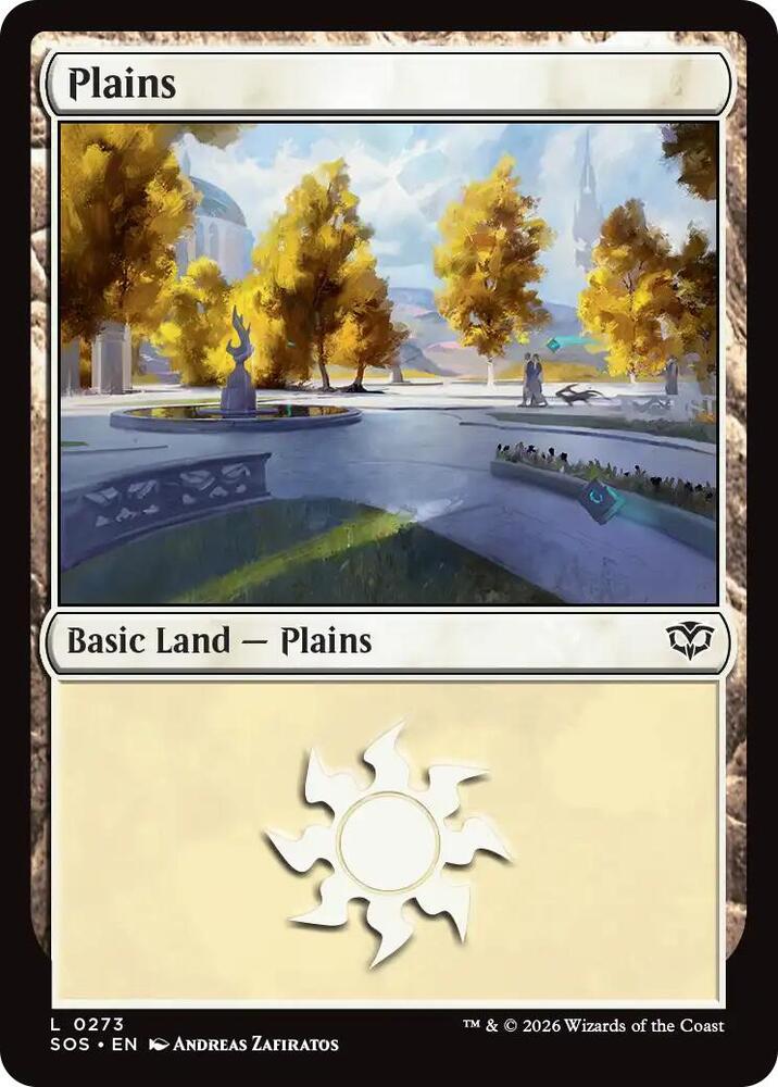 Plains 273 (Secrets of Strixhaven)  - Foil | Good Games Adelaide SA