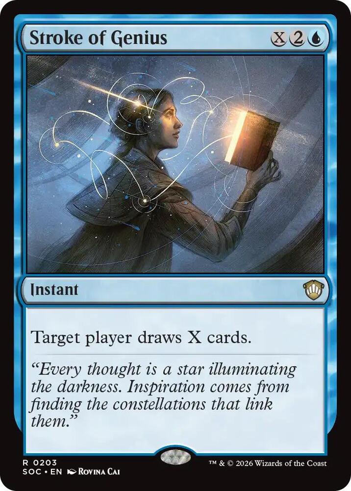 Stroke of Genius 203 (Commander: Secrets of Strixhaven)  | Good Games Adelaide SA