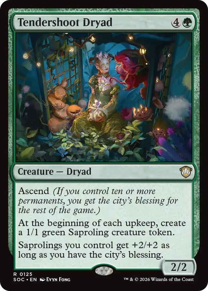 Tendershoot Dryad 125 (Commander: Secrets of Strixhaven)  | Good Games Adelaide SA