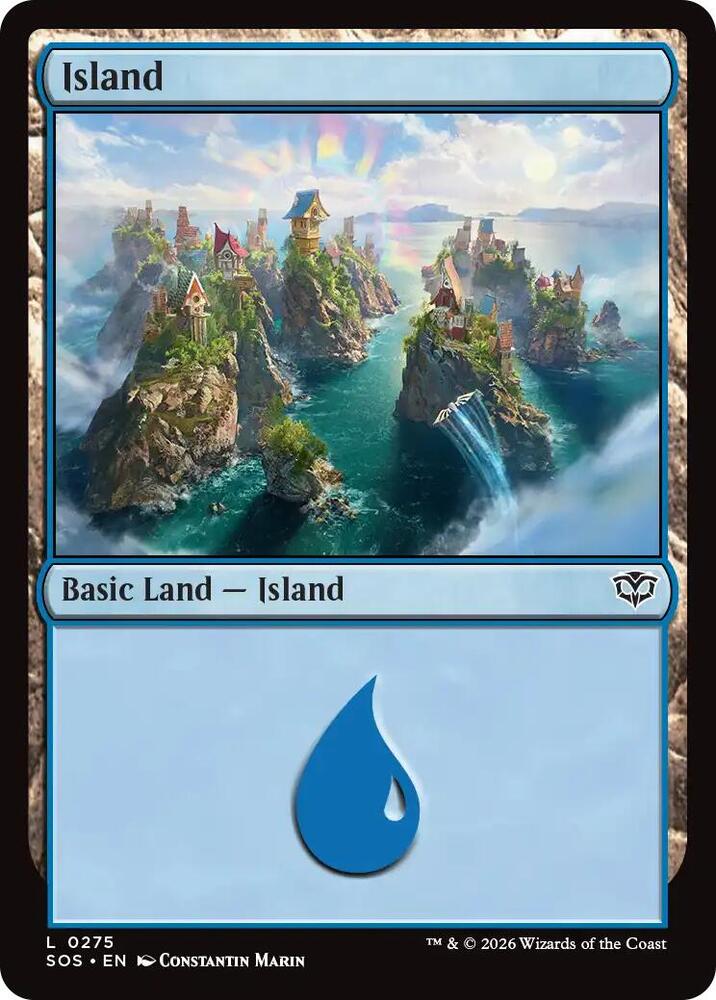 Island 275 (Secrets of Strixhaven)  - Foil | Good Games Adelaide SA