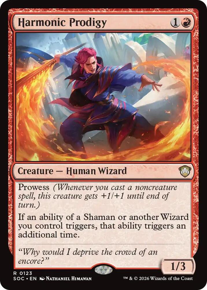 Harmonic Prodigy 123 (Commander: Secrets of Strixhaven)  | Good Games Adelaide SA