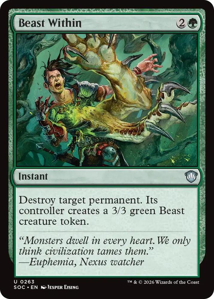 Beast Within 263 (Commander: Secrets of Strixhaven)  | Good Games Adelaide SA