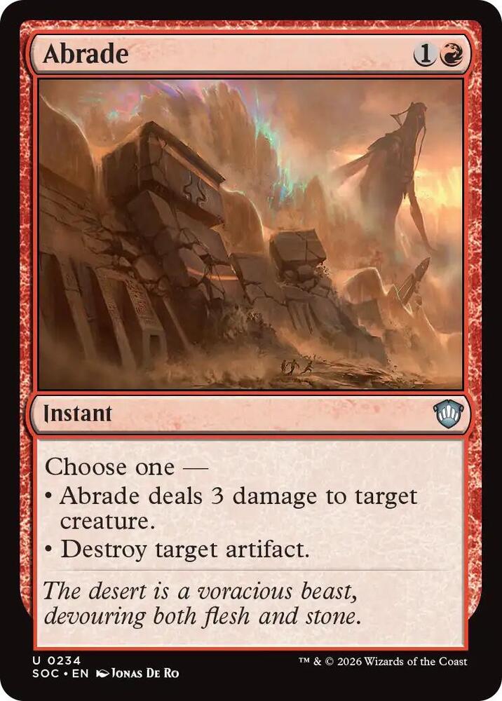 Abrade 234 (Commander: Secrets of Strixhaven)  | Good Games Adelaide SA