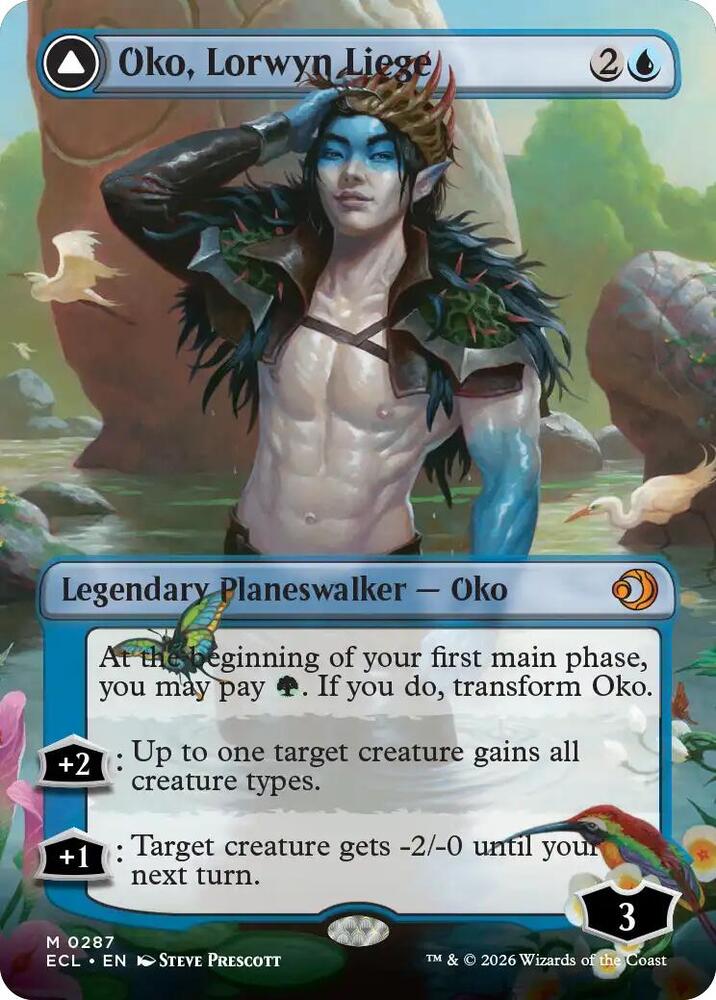 Oko Lorwyn Liege Borderless (Dupe) 287 (Lorwyn Eclipsed)  - Foil | Good Games Adelaide SA