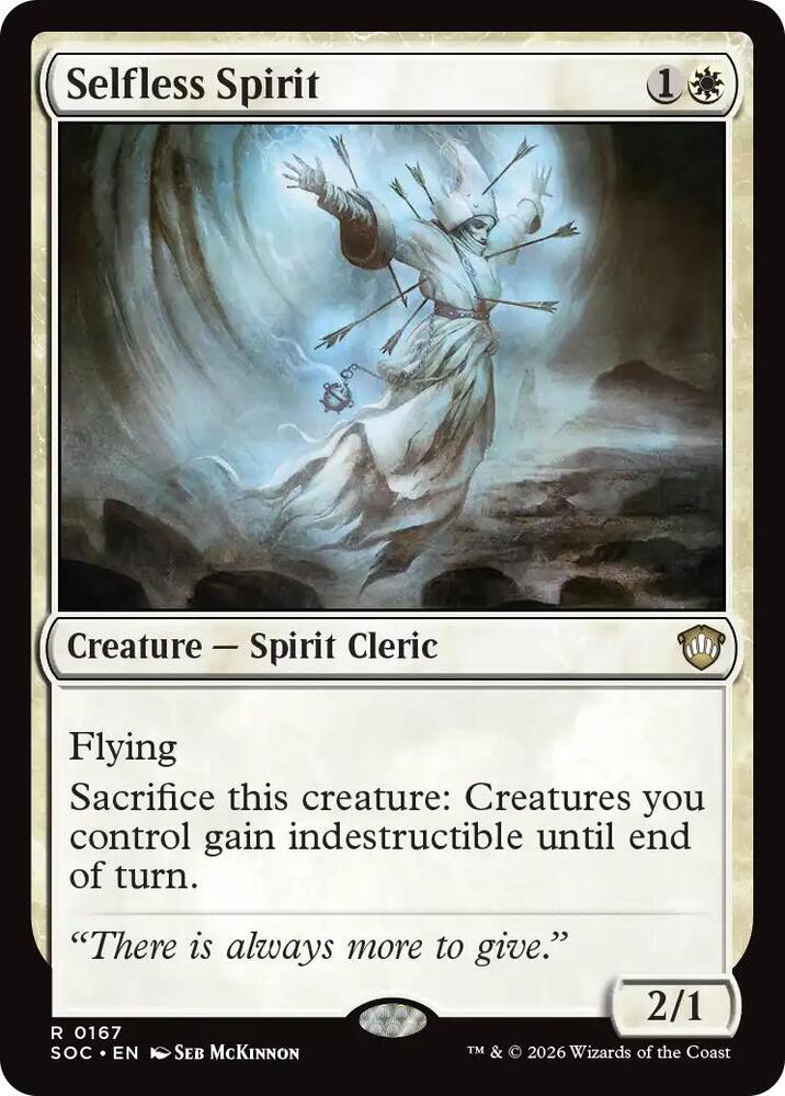 Selfless Spirit 167 (Commander: Secrets of Strixhaven)  | Good Games Adelaide SA