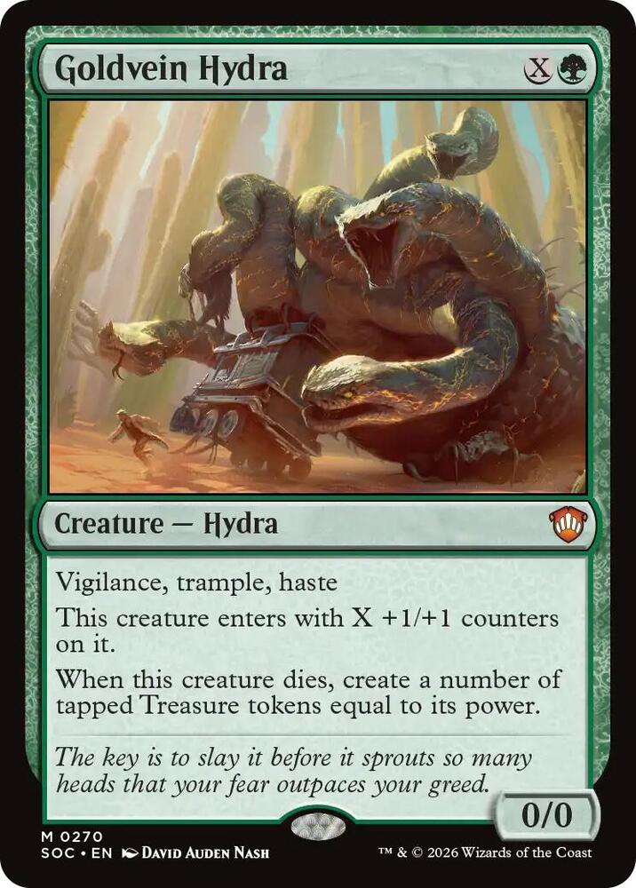 Goldvein Hydra 270 (Commander: Secrets of Strixhaven)  | Good Games Adelaide SA
