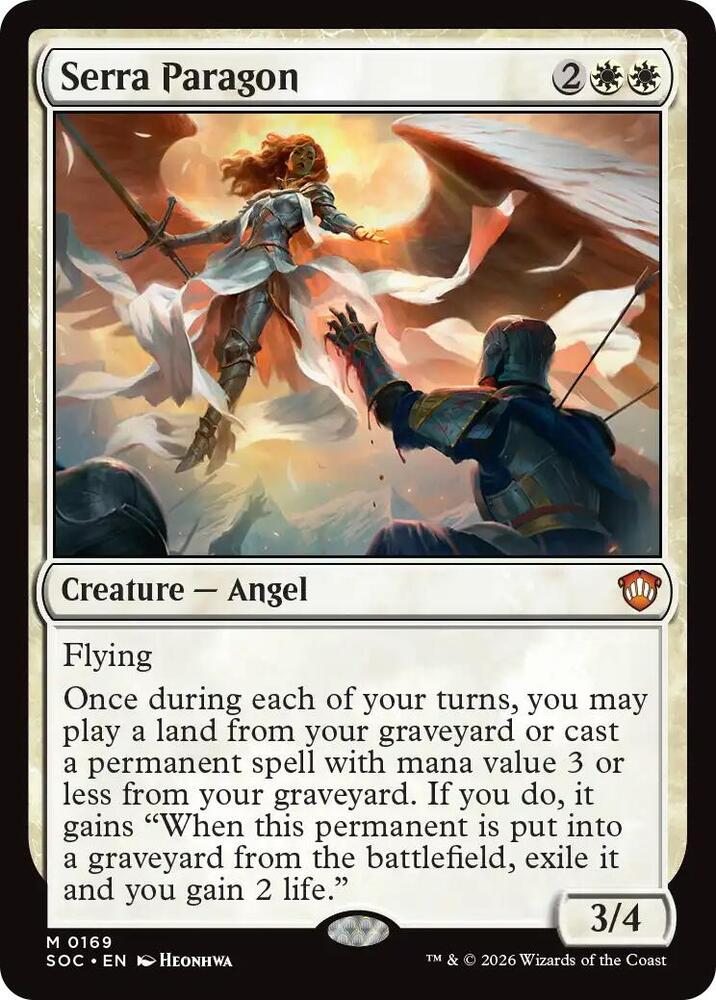 Serra Paragon 169 (Commander: Secrets of Strixhaven)  | Good Games Adelaide SA