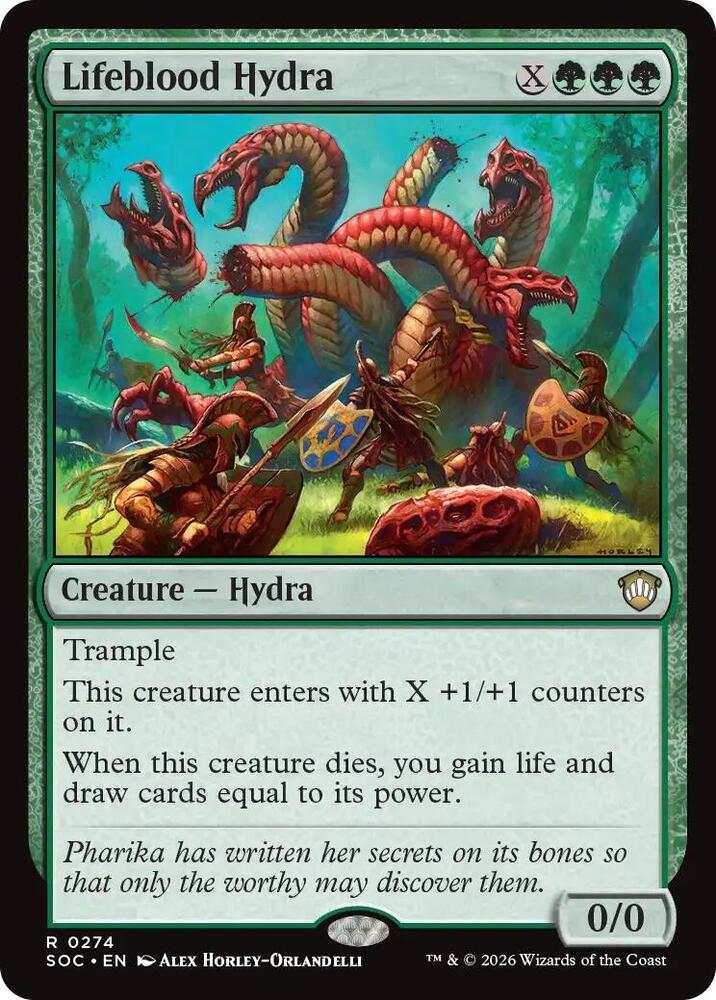 Lifeblood Hydra 274 (Commander: Secrets of Strixhaven)  | Good Games Adelaide SA