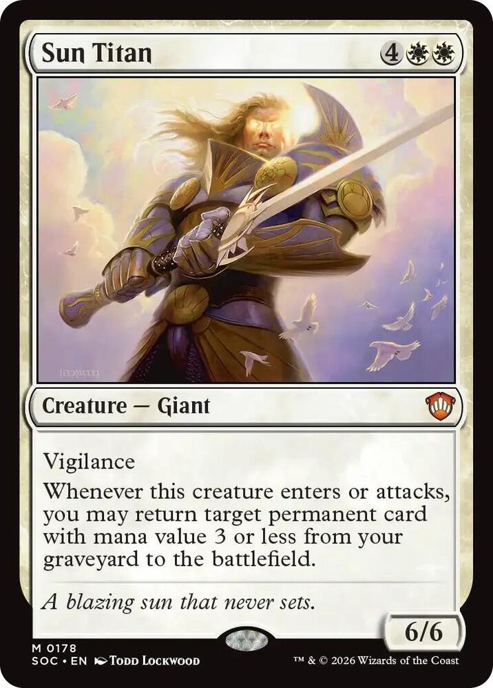 Sun Titan 178 (Commander: Secrets of Strixhaven)  | Good Games Adelaide SA