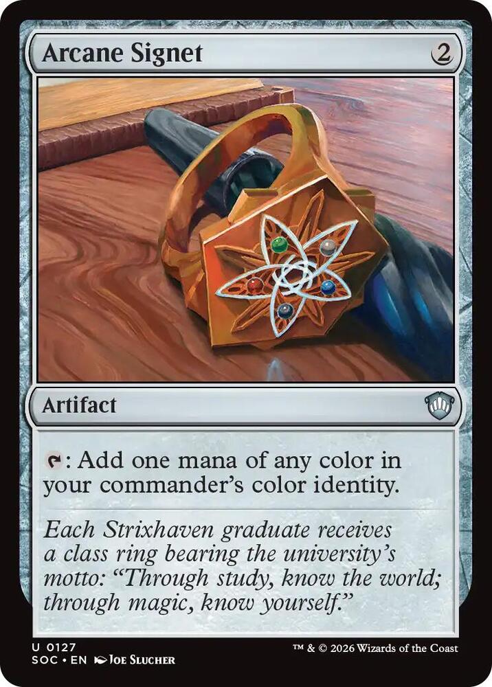 Arcane Signet 127 (Commander: Secrets of Strixhaven)  | Good Games Adelaide SA