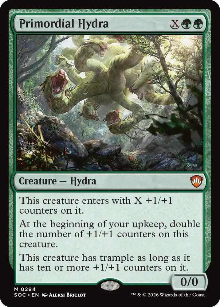 Primordial Hydra 284 (Commander: Secrets of Strixhaven)  | Good Games Adelaide SA