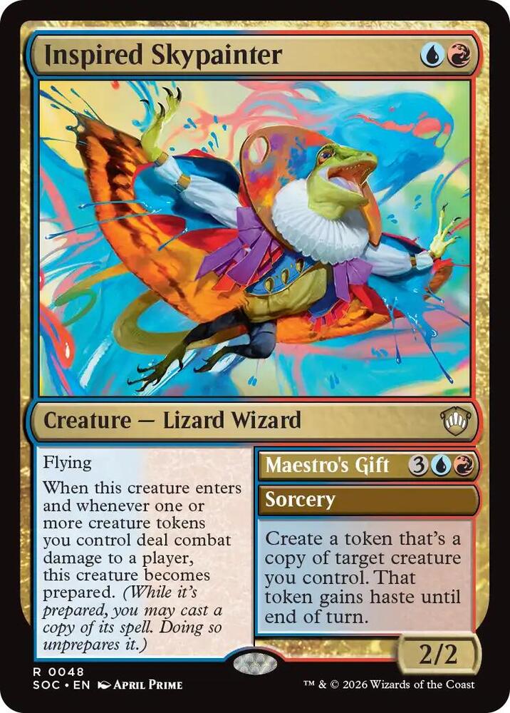 Inspired Skypainter // Maestro's Gift 48 (Commander: Secrets of Strixhaven)  | Good Games Adelaide SA