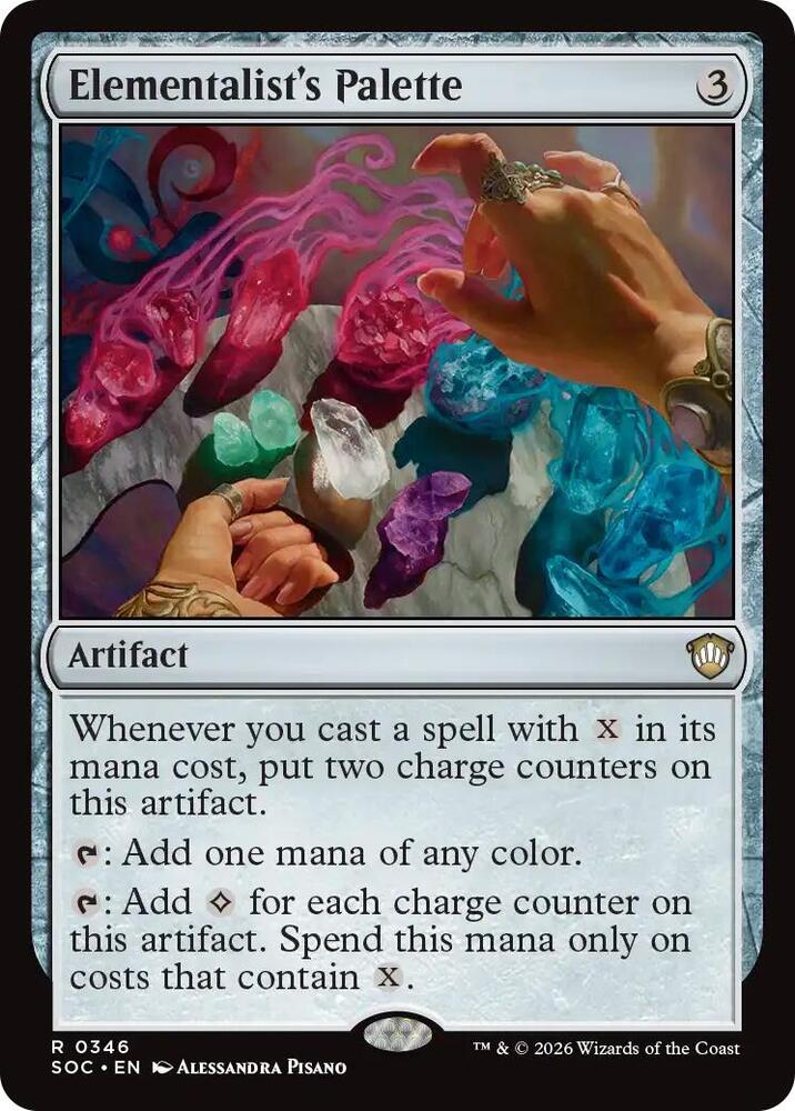Elementalist's Palette 346 (Commander: Secrets of Strixhaven)  | Good Games Adelaide SA