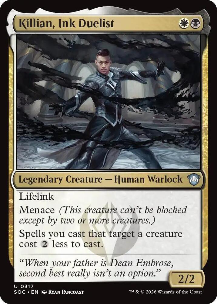 Killian, Ink Duelist 317 (Commander: Secrets of Strixhaven)  | Good Games Adelaide SA