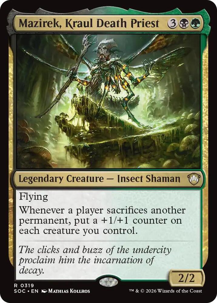 Mazirek, Kraul Death Priest 319 (Commander: Secrets of Strixhaven)  | Good Games Adelaide SA