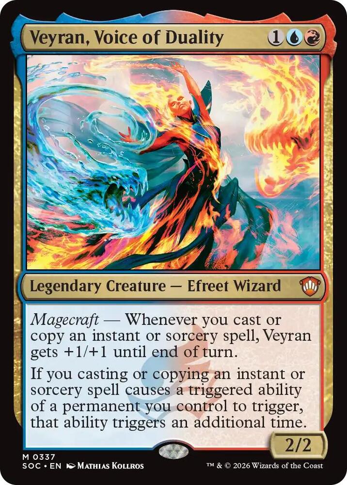 Veyran, Voice of Duality 337 (Commander: Secrets of Strixhaven)  | Good Games Adelaide SA