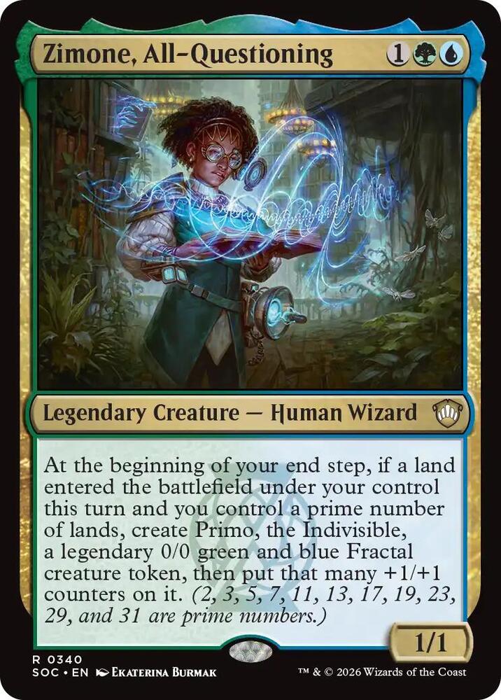 Zimone, All-Questioning 340 (Commander: Secrets of Strixhaven)  | Good Games Adelaide SA