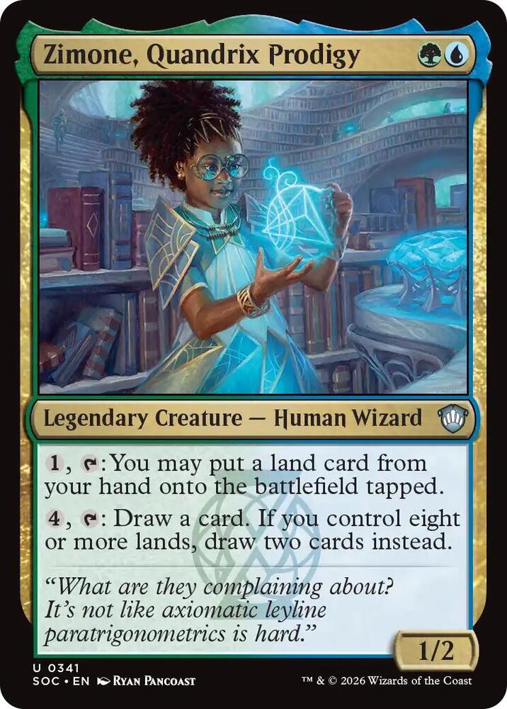 Zimone, Quandrix Prodigy 341 (Commander: Secrets of Strixhaven)  | Good Games Adelaide SA