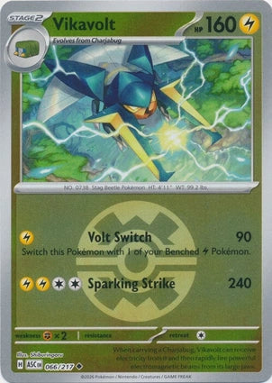 Vikavolt 066/217 (ME: Ascended Heroes)  - Reverse Holofoil | Good Games Adelaide SA