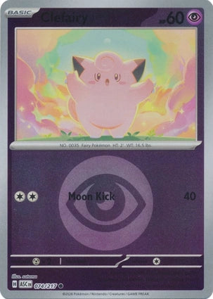Clefairy 074/217 (ME: Ascended Heroes)  - Reverse Holofoil | Good Games Adelaide SA